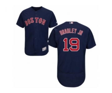 Boston Red Sox #19 Jackie Bradley Jr Navy Blue Flexbase Authentic Collection MLB Jersey