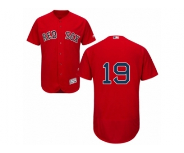 Boston Red Sox #19 Jackie Bradley Jr Red Flexbase Authentic Collection MLB Jersey