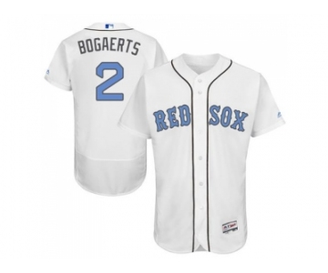 Boston Red Sox #2 Xander Bogaerts White Flexbase Authentic Collection 2016 Father's Day Stitched Baseball Jersey