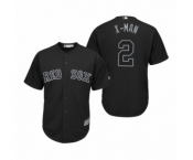 Boston Red Sox #2 Xander Bogaerts X-Man Black 2019 Players' Weekend Replica Jersey