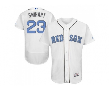 Boston Red Sox #23 Blake Swihart White Flexbase Authentic Collection 2016 Father's Day Stitched Baseball Jersey