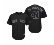 Boston Red Sox #41 Chris Sale The Conductor Black 2019 Players' Weekend Replica Jersey