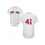 Boston Red Sox #41 Chris Sale White Flexbase Authentic Collection Stitched MLB Jersey