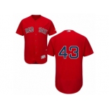 Boston Red Sox #43 Addison Reed Red Flexbase Authentic Collection MLB Jersey