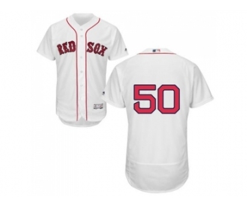 Boston Red Sox #50 Mookie Betts White Flexbase Authentic Collection Stitched Baseball Jersey