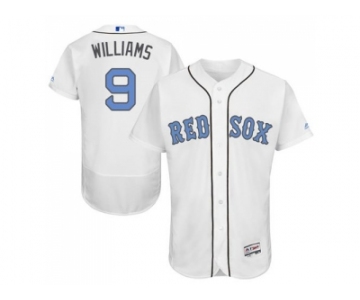 Boston Red Sox #9 Ted Williams White Flexbase Authentic Collection 2016 Father's Day Stitched Baseball Jersey