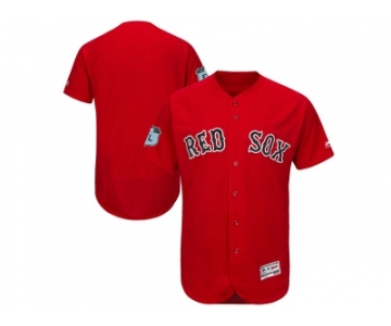 Boston Red Sox Blank Red 2017 Spring Training Flexbase Authentic Collection Stitched Baseball Jersey