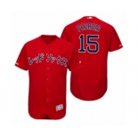 Men 2019 Asian Heritage Month Dustin Pedroia Red Japanese Flex Base Jersey