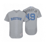 Men Boston Red Sox #19 Jackie Bradley Jr. Gray 2017 Fathers Day Flex Base Jersey