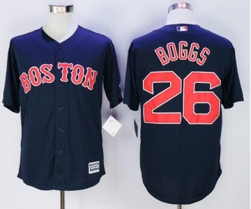 Men Boston Red Sox #26 Wade Boggs Blue 2016 Official Cool Base Jersey