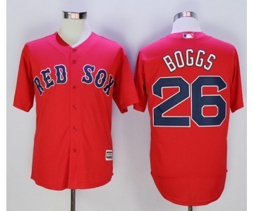 Men Boston Red Sox #26 Wade Boggs Red 2016 Official Cool Base Jersey