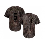 Men Boston Red Sox #5 Nomar Garciaparra Camo Realtree Collection Cool Base Stitched MLB Jersey