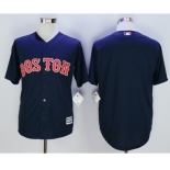 Men Boston Red Sox Blank Blue 2016 Official Cool Base Jersey