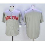 Men Boston Red Sox Blank Gray 2016 Official Cool Base Jersey