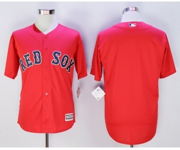 Men Boston Red Sox Blank Red 2016 Official Cool Base Jersey