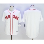 Men Boston Red Sox Blank White 2016 Official Cool Base Jersey