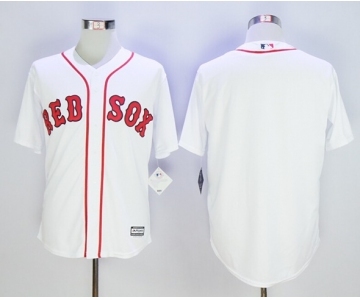 Men Boston Red Sox Blank White 2016 Official Cool Base Jersey