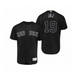 Men Red Sox #19 Jackie Bradley Jr. JBJ Black 2019 Players' Weekend Authentic Jersey