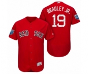 Men Scarlet Boston Red Sox #19 Jackie Bradley Jr. 2018 Spring Training Flex Base Jersey