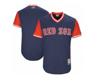 Men's 2017 Little League World Series Boston Red Sox Navy Jersey