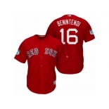 Men's 2017 Spring Training Andrew Benintendi #16 Boston Red Sox Scarlet Cool Base Jersey