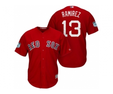 Men's Boston Red Sox #13 Hanley Ramirez 2017 Spring Training Cool Base Stitched MLB Jersey