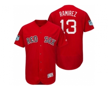 Men's Boston Red Sox #13 Hanley Ramirez 2017 Spring Training Flex Base Authentic Collection Stitched Baseball Jersey