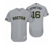 Men's Boston Red Sox #16 Andrew Benintendi Gray 2017 Memorial Day Collection Flexbase Jersey