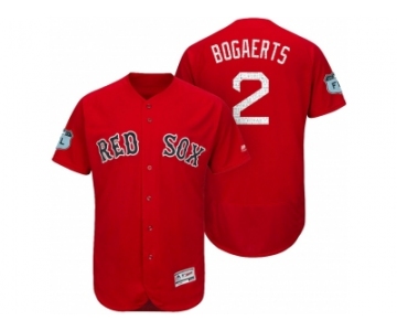 Men's Boston Red Sox #2 Xander Bogaerts 2017 Spring Training Flex Base Authentic Collection Stitched Baseball Jersey