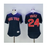 Men's Boston Red Sox #24 David Price Majestic Navy blue Flexbase Authentic Collection Player Jersey