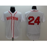 Men's Boston Red Sox #24 David Price Majestic White Flexbase Authentic Collection Alternate Team Jersey