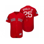 Men's Boston Red Sox #25 Jackie Bradley Jr. 2017 Spring Training Flex Base Authentic Collection Stitched Baseball Jersey