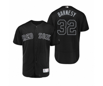 Men's Boston Red Sox #32 Matt Barnes Barnesy Black 2019 Players' Weekend Authentic Jersey