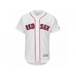 Men's Boston Red Sox Blank Majestic White Home Flexbase Authentic Collection Team Jersey