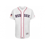 Men's Boston Red Sox Blank White Stitched 2016 Fashion Stars & Stripes Flex Base Baseball Jersey