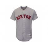 Men's Boston Red Sox Majestic Blank Gray Road Flexbase Authentic Collection Team Jersey