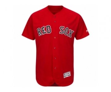 Men's Boston Red Sox Majestic Blank Red Flexbase Authentic Collection Team Jersey