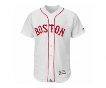 Men's Boston Red Sox Majestic Blank White Home Flexbase Authentic Collection Team Jersey