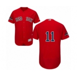 Men's Majestic Boston Red Sox #11 Rafael Devers Red Alternate Flex Base Authentic Collection 2018 World Series Champions MLB Jersey