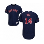 Men's Majestic Boston Red Sox #14 Jim Rice Navy Blue Alternate Flex Base Authentic Collection 2018 World Series Champions MLB Jersey