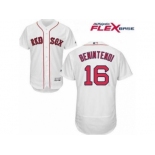 Men's Majestic Boston Red Sox #16 Andrew Benintendi White Flexbase Authentic Collection MLB Jersey