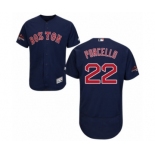 Men's Majestic Boston Red Sox #22 Rick Porcello Navy Blue Alternate Flex Base Authentic Collection 2018 World Series Champions MLB Jersey