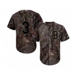 Men's Majestic Boston Red Sox #3 Babe Ruth Authentic Camo Realtree Collection Flex Base 2018 World Series Champions MLB Jersey