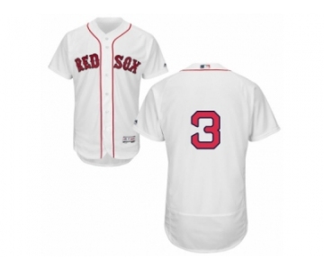 Men's Majestic Boston Red Sox #3 Jimmie Foxx White Flexbase Authentic Collection MLB Jersey