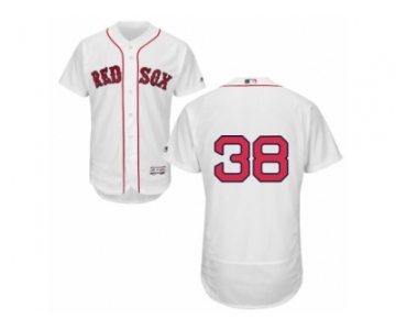 Men's Majestic Boston Red Sox #38 Rusney Castillo White Flexbase Authentic Collection MLB Jersey