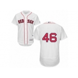 Men's Majestic Boston Red Sox #46 Craig Kimbrel White Flexbase Authentic Collection MLB Jersey