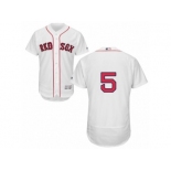 Men's Majestic Boston Red Sox #5 Allen Craig White Flexbase Authentic Collection MLB Jersey