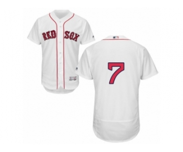 Men's Majestic Boston Red Sox #7 Christian Vazquez White Flexbase Authentic Collection MLB Jersey