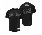 Men's Red Sox #44 Brandon Workman Work Black 2019 Players' Weekend Authentic Jersey