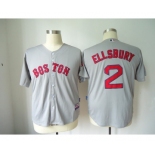 mlb jerseys boston red sox #2 ellsbury grey[ellsbury]